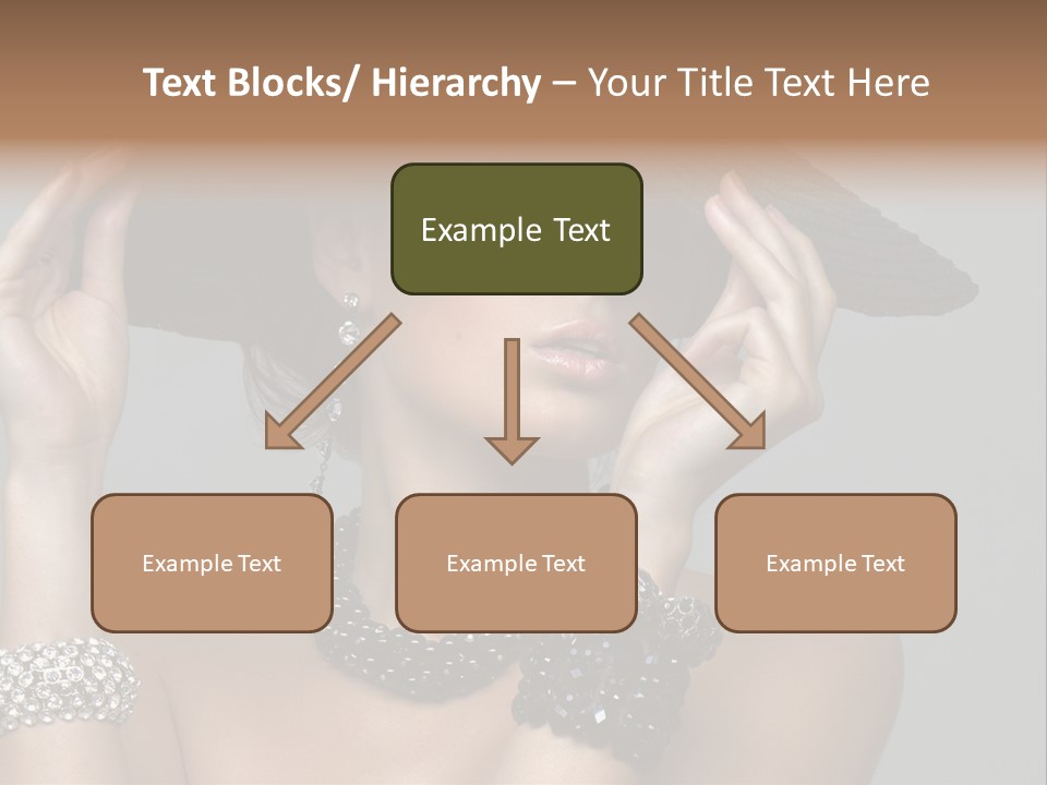 Necklace Bathing Exy PowerPoint Template