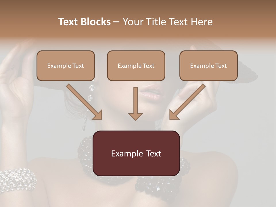 Necklace Bathing Exy PowerPoint Template