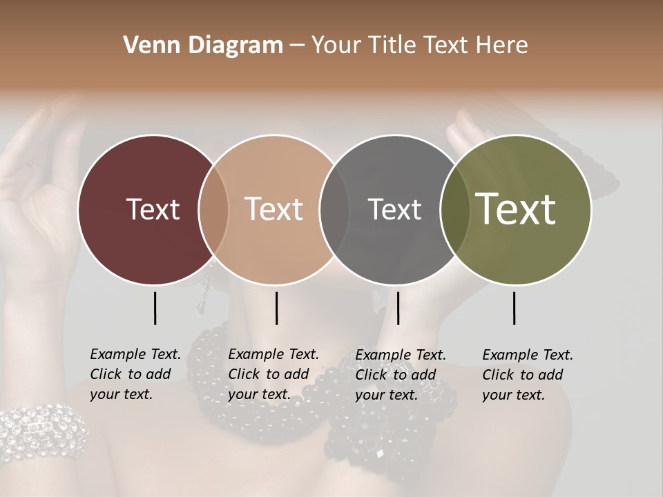 Necklace Bathing Exy PowerPoint Template