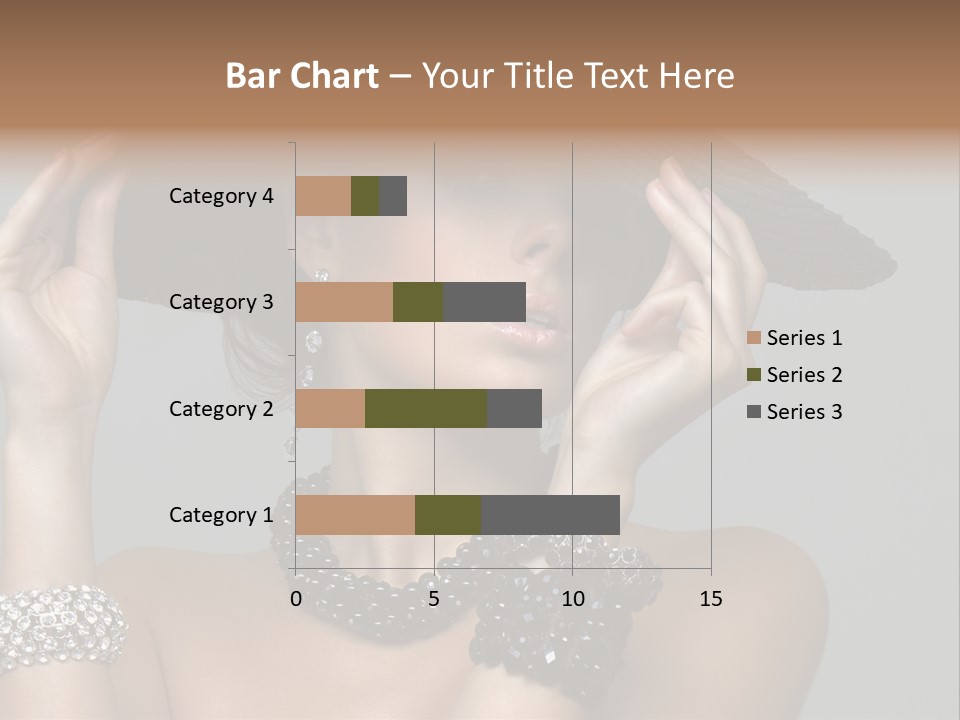 Necklace Bathing Exy PowerPoint Template