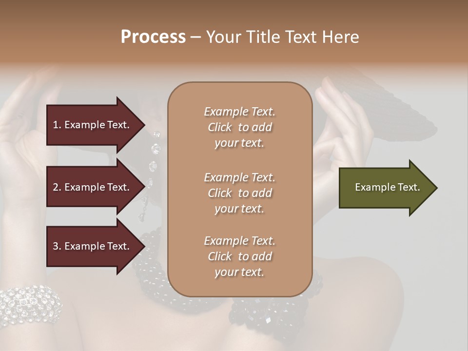 Necklace Bathing Exy PowerPoint Template