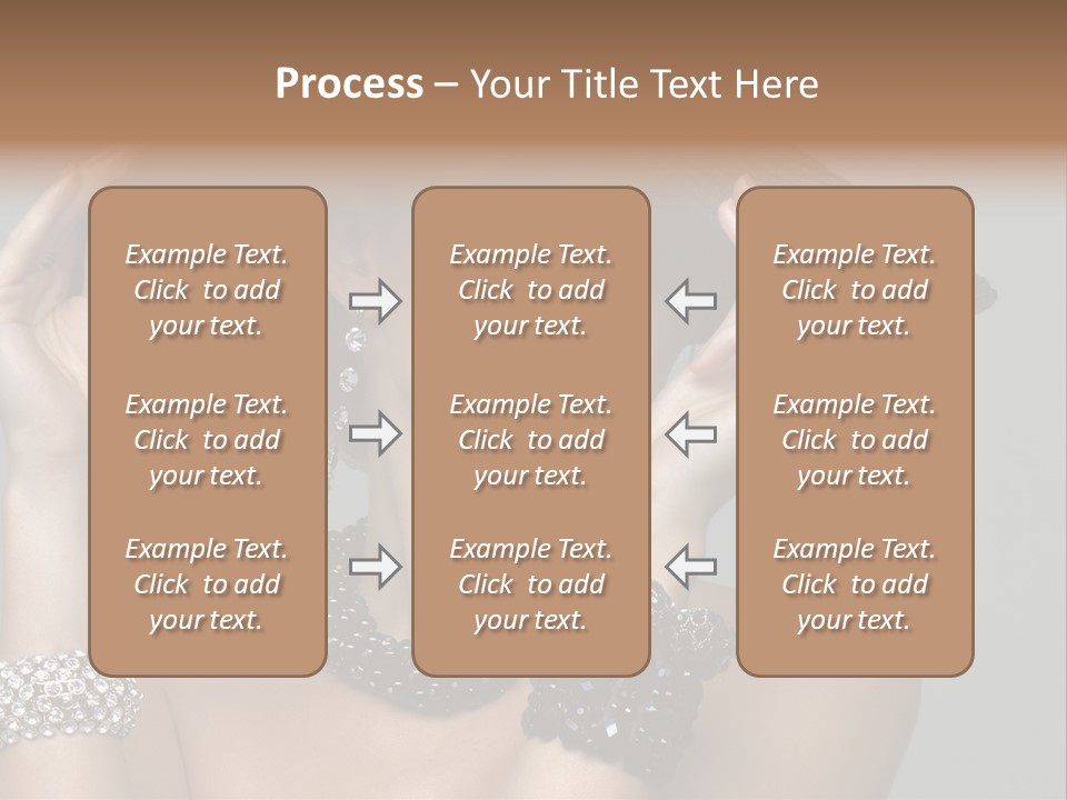 Necklace Bathing Exy PowerPoint Template