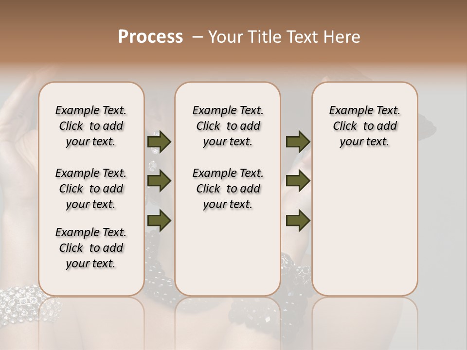 Necklace Bathing Exy PowerPoint Template