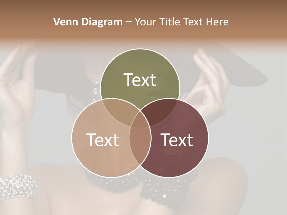 Necklace Bathing Exy PowerPoint Template