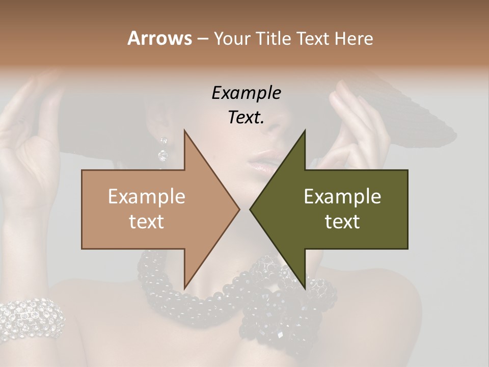 Necklace Bathing Exy PowerPoint Template