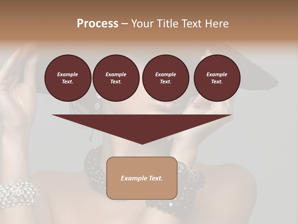 Necklace Bathing Exy PowerPoint Template