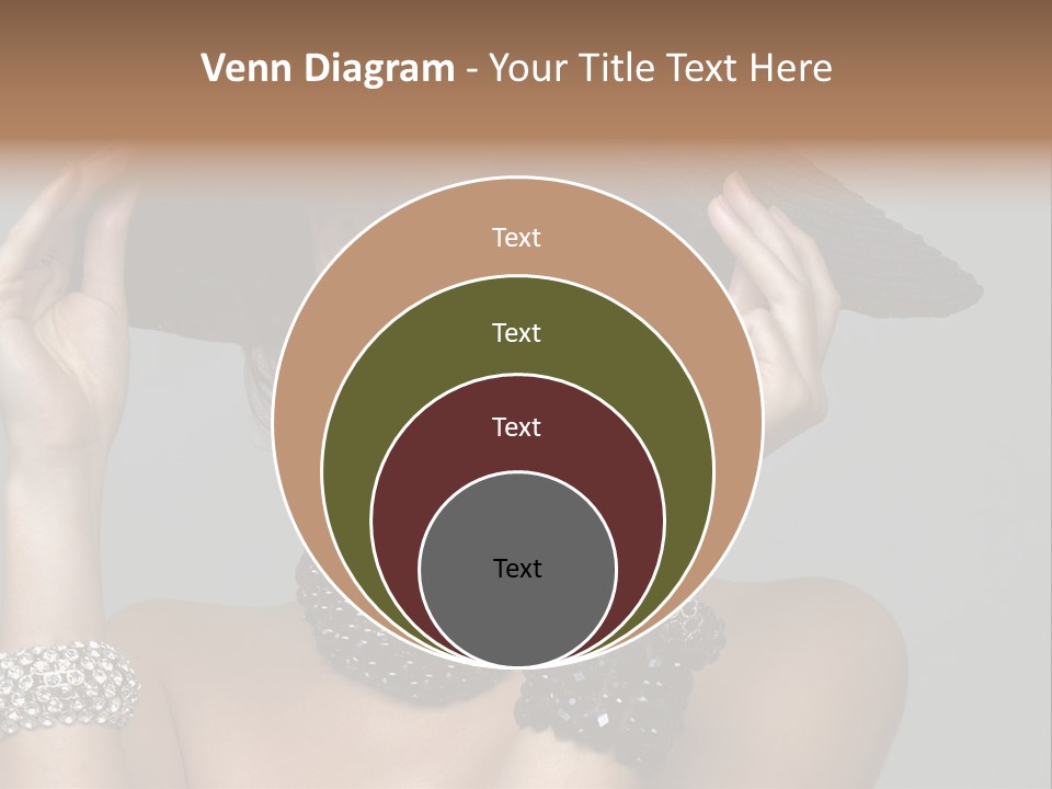 Necklace Bathing Exy PowerPoint Template