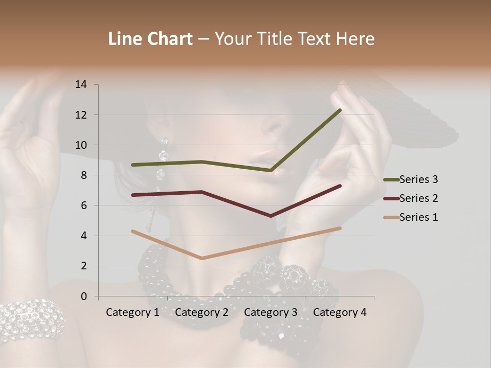 Necklace Bathing Exy PowerPoint Template