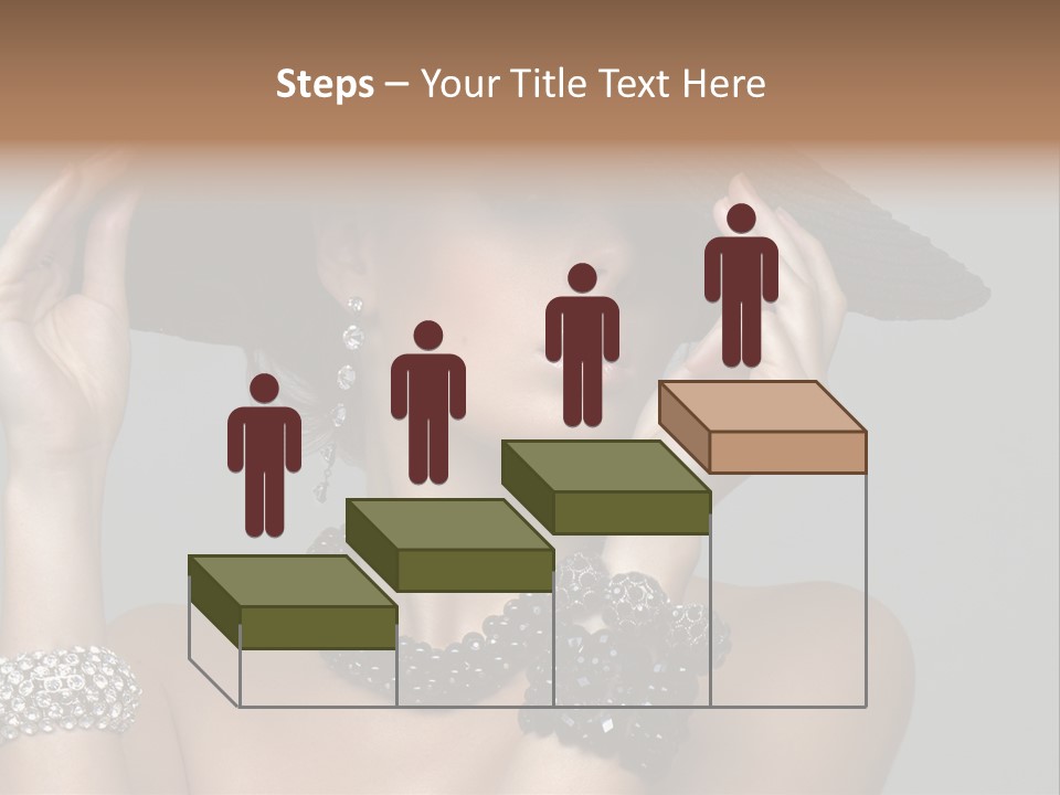 Necklace Bathing Exy PowerPoint Template