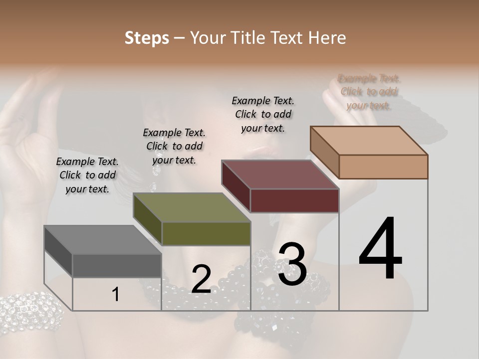 Necklace Bathing Exy PowerPoint Template