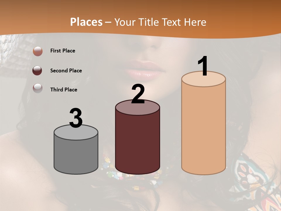 Adult Posing Luxurious PowerPoint Template