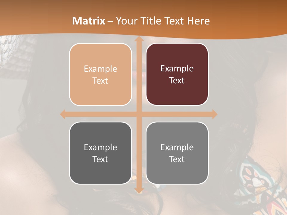 Adult Posing Luxurious PowerPoint Template