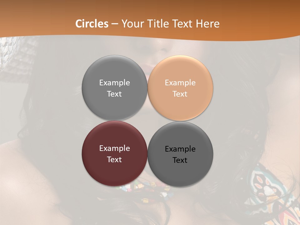 Adult Posing Luxurious PowerPoint Template