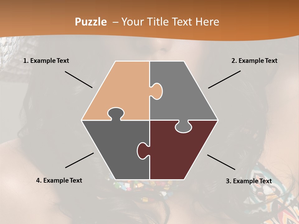 Adult Posing Luxurious PowerPoint Template