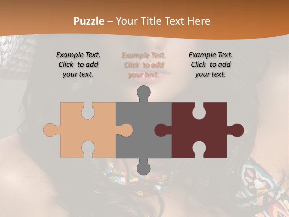 Adult Posing Luxurious PowerPoint Template