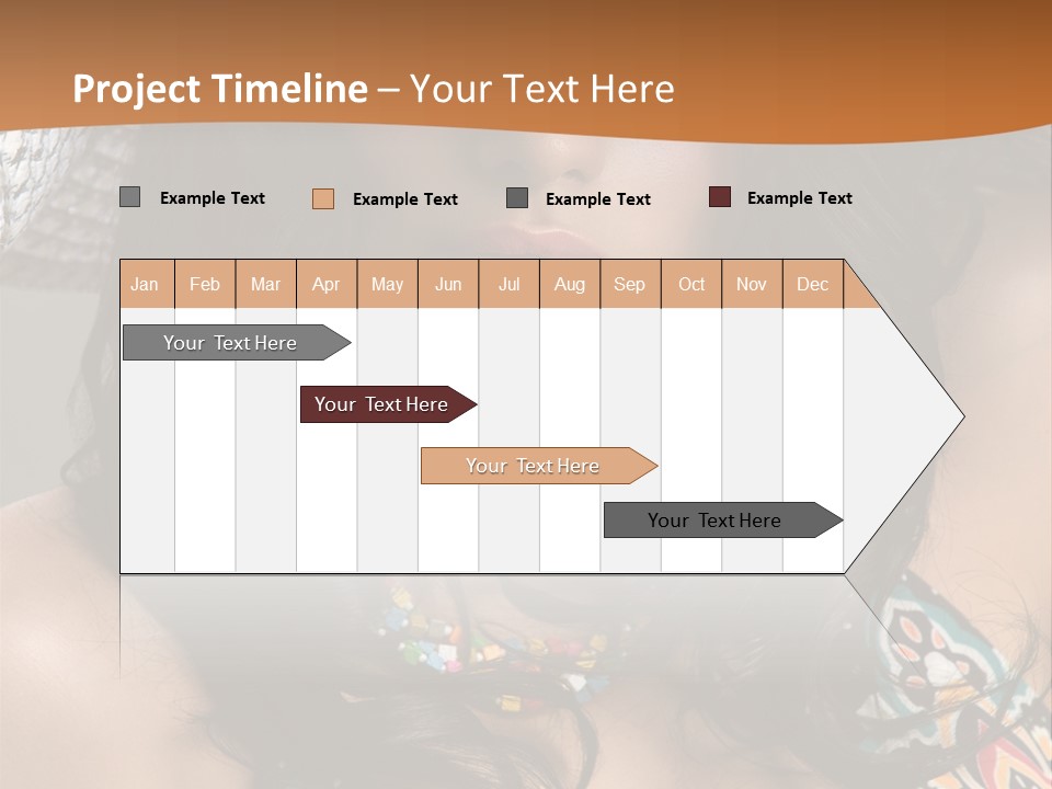 Adult Posing Luxurious PowerPoint Template