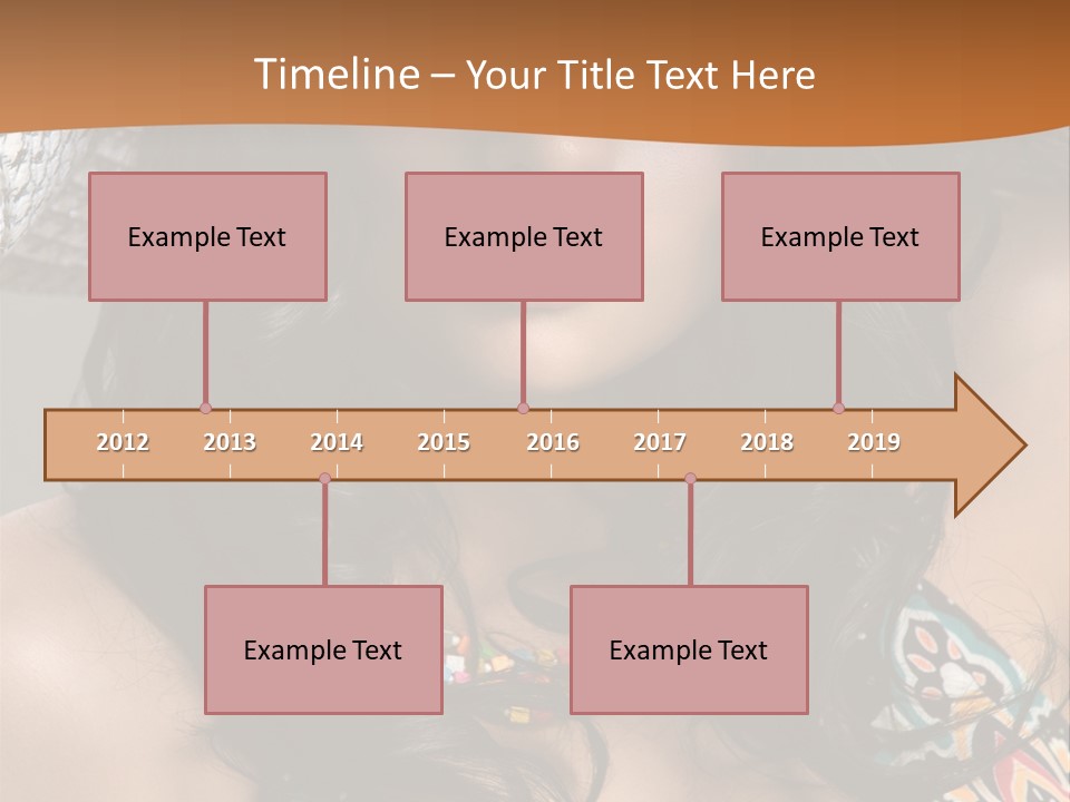 Adult Posing Luxurious PowerPoint Template