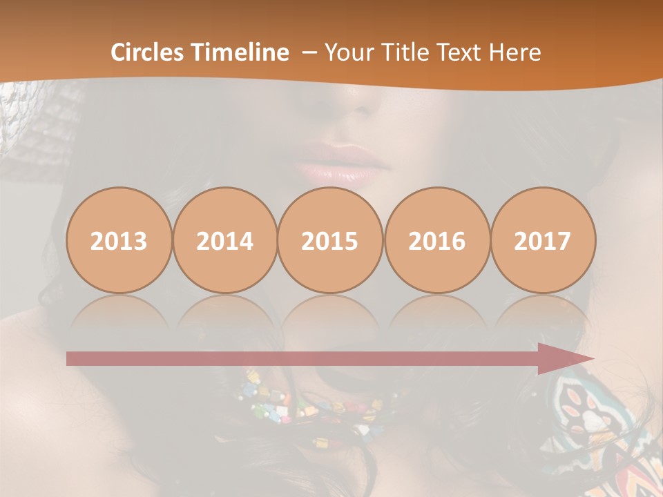 Adult Posing Luxurious PowerPoint Template