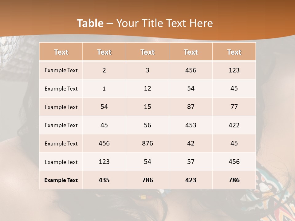 Adult Posing Luxurious PowerPoint Template