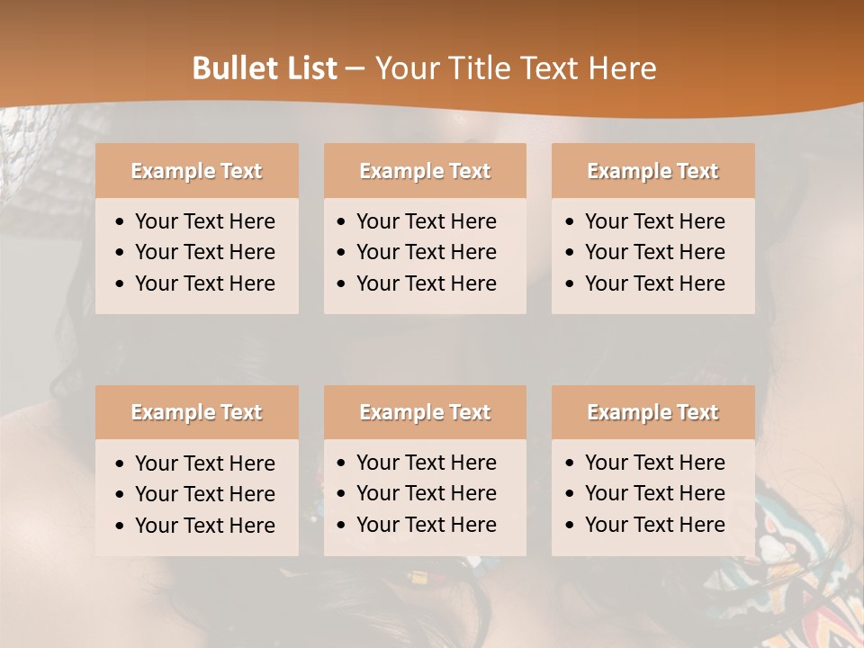 Adult Posing Luxurious PowerPoint Template