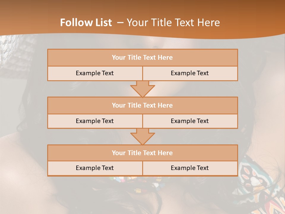 Adult Posing Luxurious PowerPoint Template