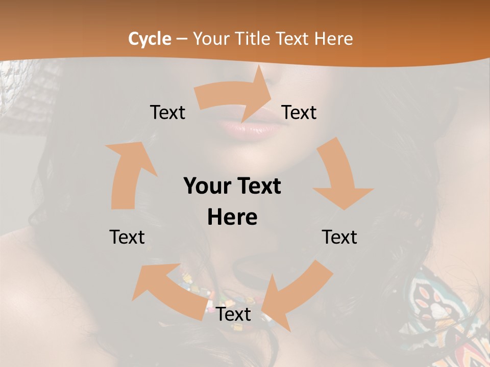 Adult Posing Luxurious PowerPoint Template