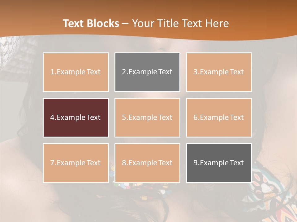 Adult Posing Luxurious PowerPoint Template