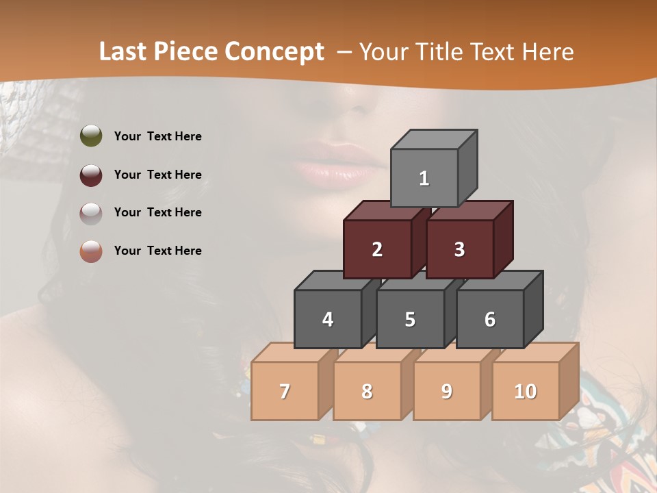 Adult Posing Luxurious PowerPoint Template