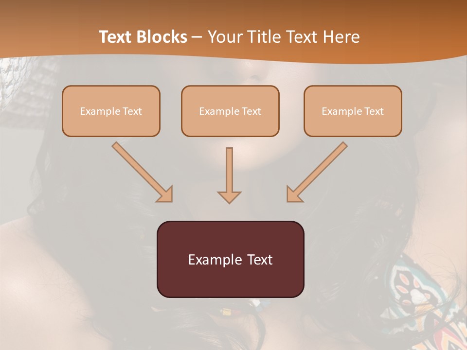 Adult Posing Luxurious PowerPoint Template
