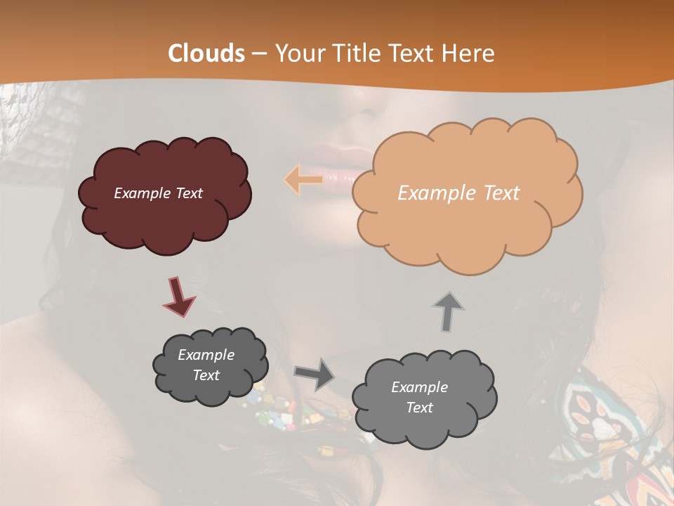 Adult Posing Luxurious PowerPoint Template