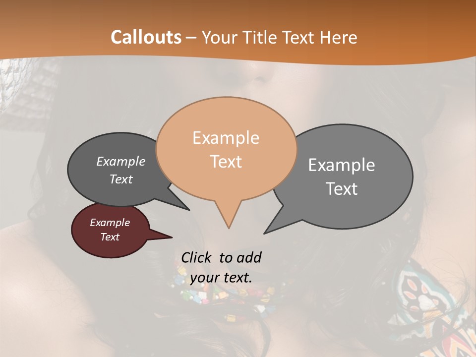 Adult Posing Luxurious PowerPoint Template