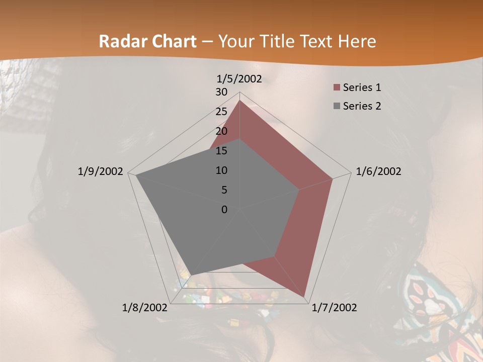 Adult Posing Luxurious PowerPoint Template