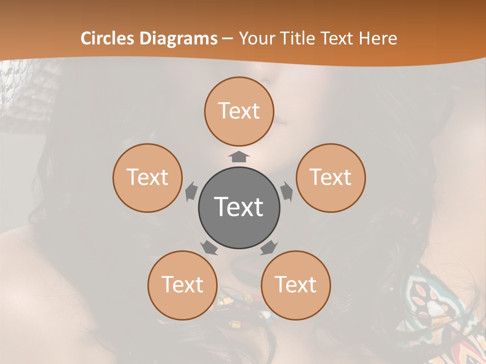 Adult Posing Luxurious PowerPoint Template