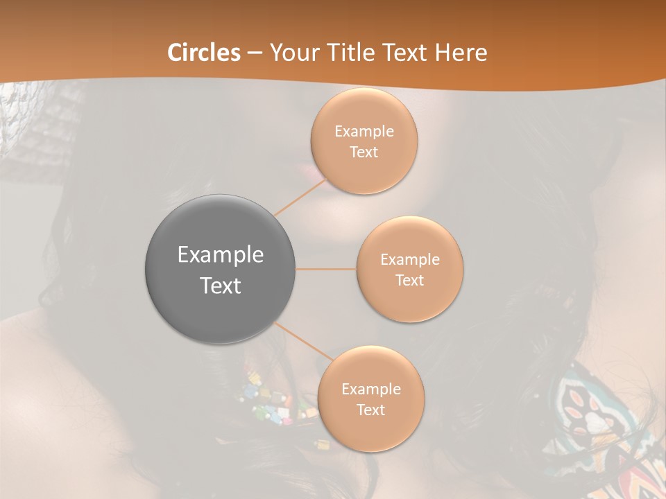 Adult Posing Luxurious PowerPoint Template