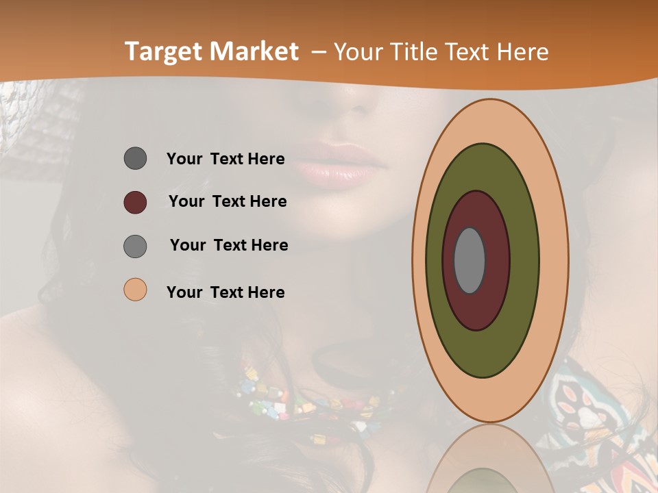 Adult Posing Luxurious PowerPoint Template