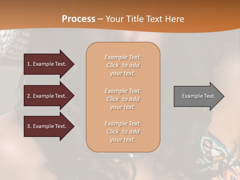 Adult Posing Luxurious PowerPoint Template