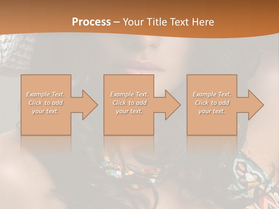 Adult Posing Luxurious PowerPoint Template