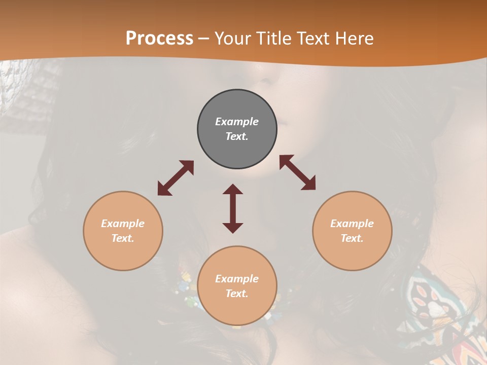 Adult Posing Luxurious PowerPoint Template