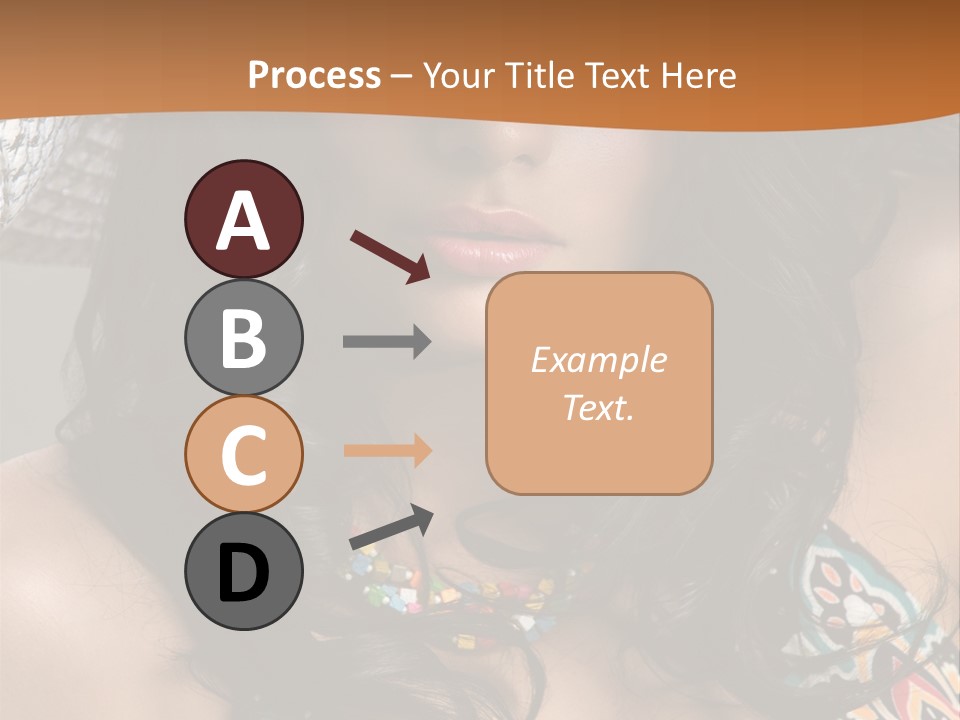 Adult Posing Luxurious PowerPoint Template