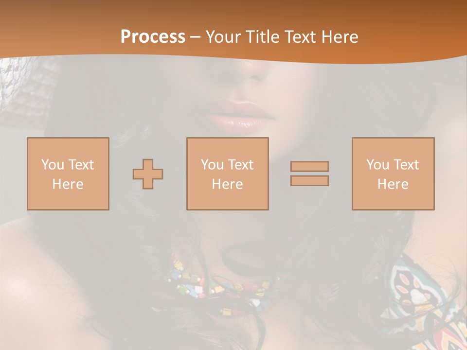Adult Posing Luxurious PowerPoint Template