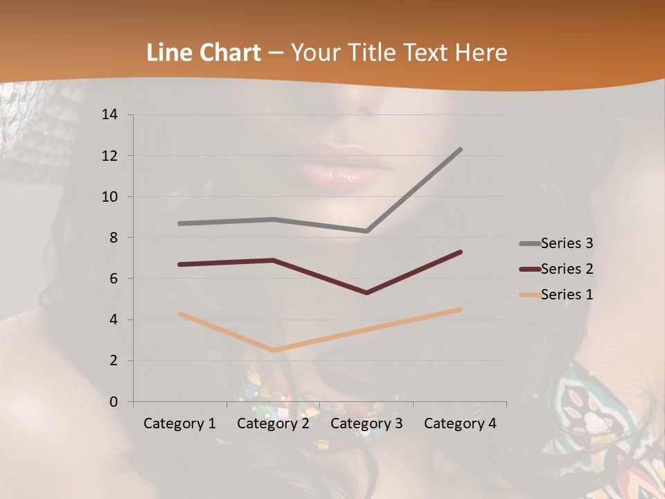 Adult Posing Luxurious PowerPoint Template