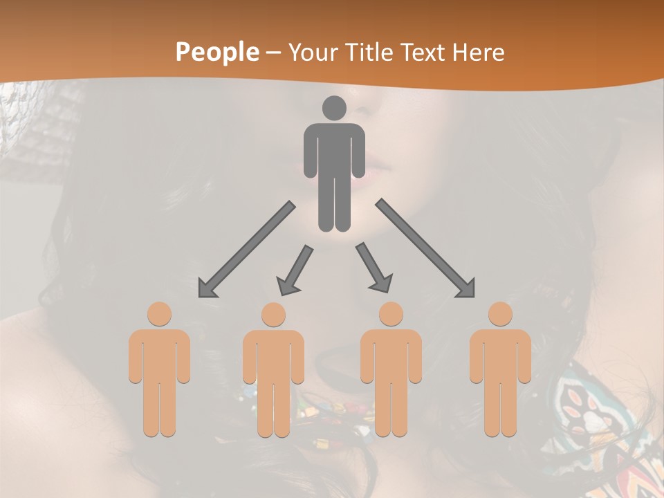 Adult Posing Luxurious PowerPoint Template