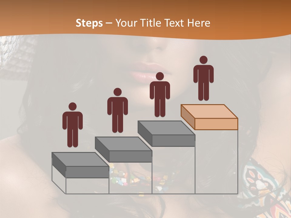 Adult Posing Luxurious PowerPoint Template