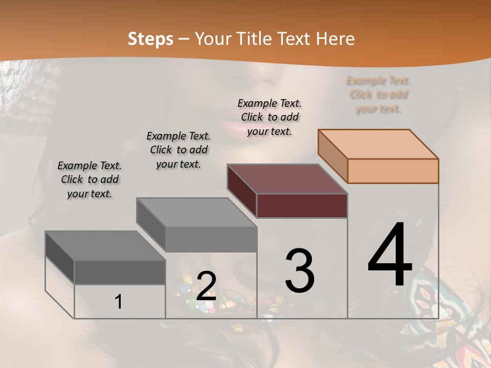 Adult Posing Luxurious PowerPoint Template