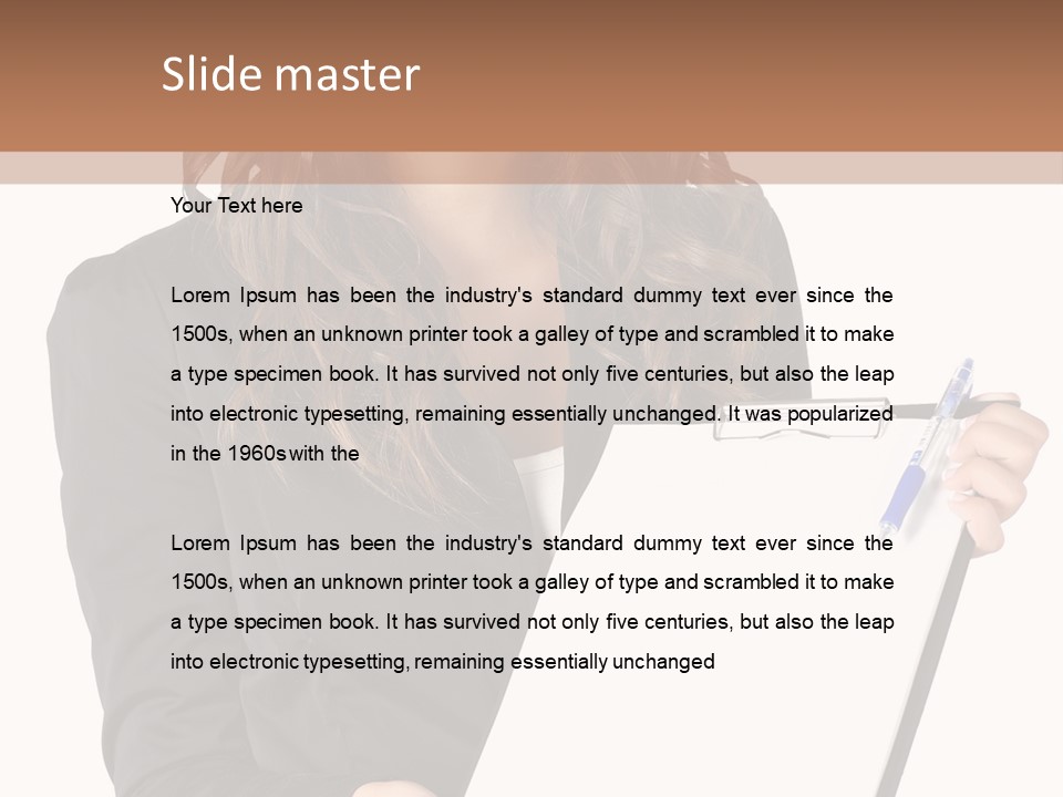 Communication Beautiful Questionnaire PowerPoint Template