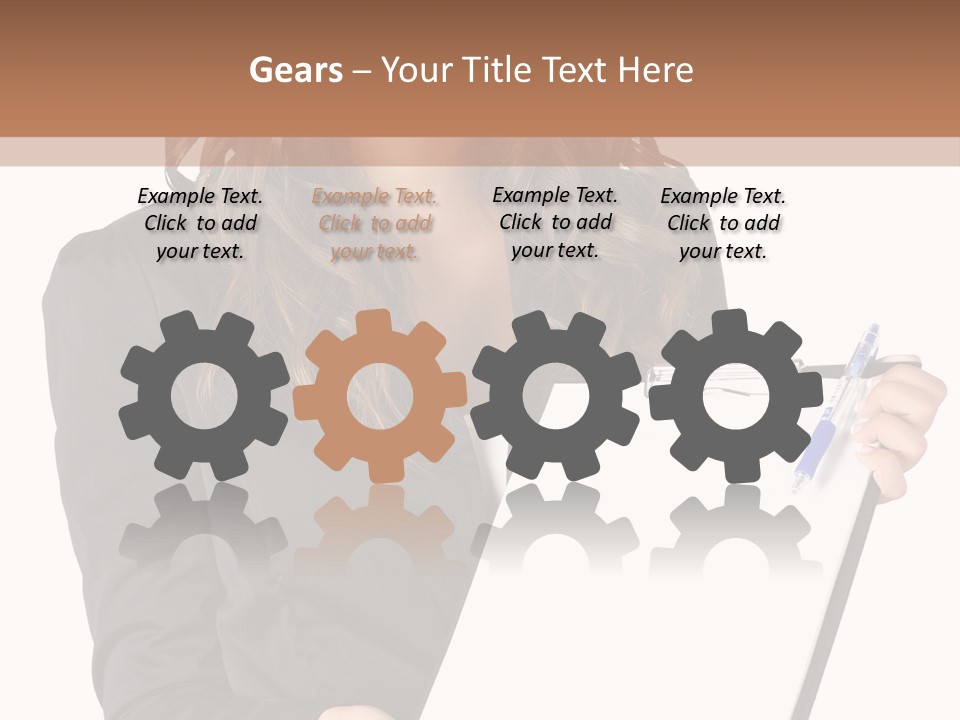 Communication Beautiful Questionnaire PowerPoint Template