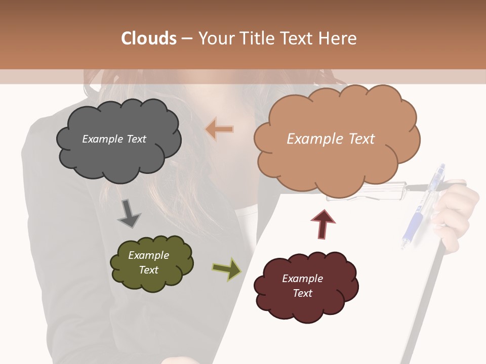 Communication Beautiful Questionnaire PowerPoint Template