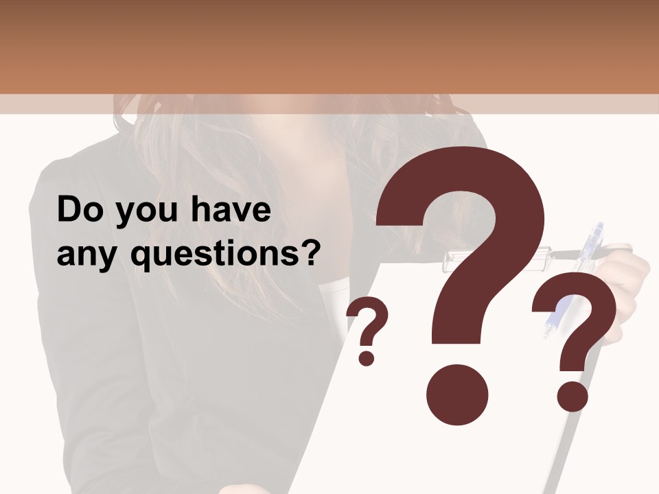 Communication Beautiful Questionnaire PowerPoint Template