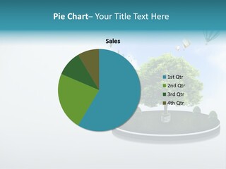 Picture Global Tree PowerPoint Template