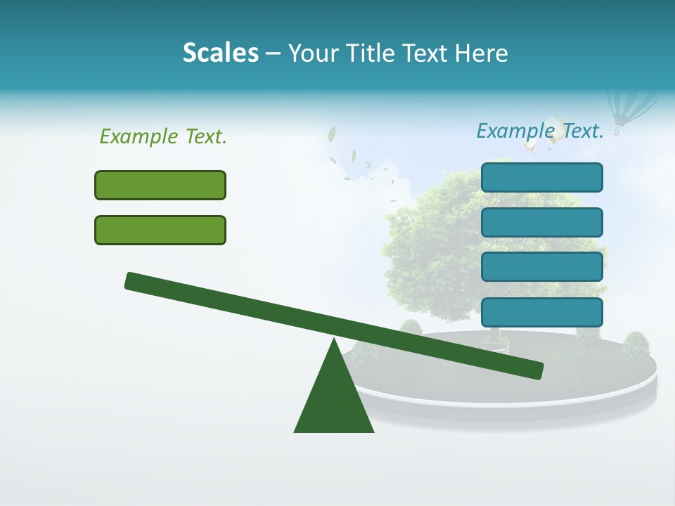 Picture Global Tree PowerPoint Template
